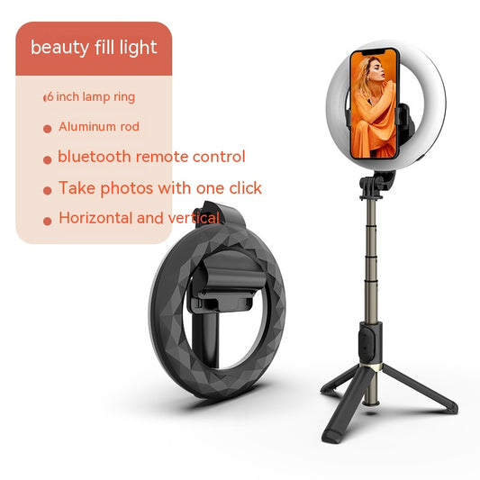 LED Fill Light Tripod with Bluetooth Selfie Ring Function