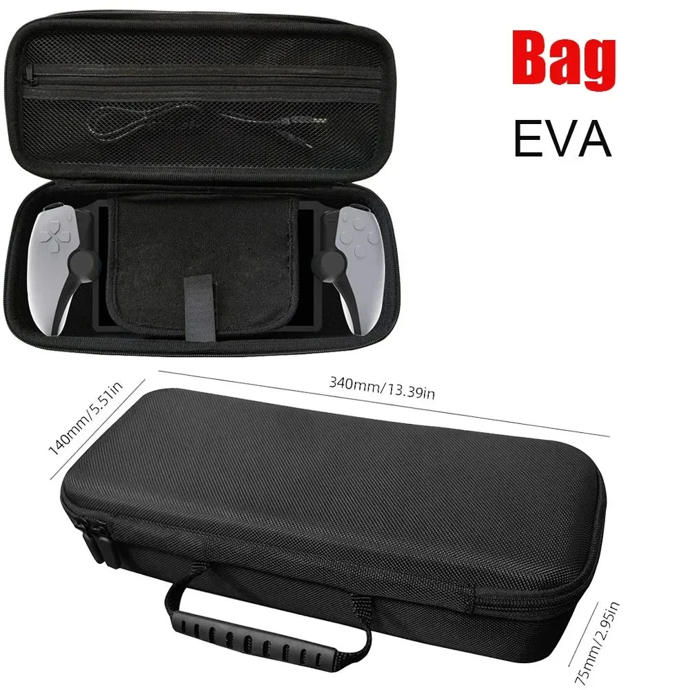 Carrying Case for PS5 Portal Case EVA Hard Carrying Case Storage Bag Anti-Scratch Travel Carry Handbag for Playstation 5 Portal