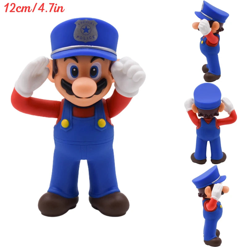 MARIO Series Princess Peach Bowser Cool PVC Action Figure Toys Mario Bros Koopa Troopa Donkey Kong Cappy Anime Model Dolls Gifts
