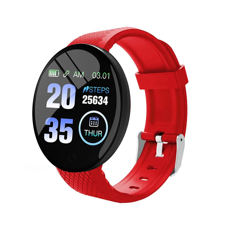 D18 Smart Watch for Ios Android Men Waterproof Smartwatch Women Sleep Monitor Message Fitness Tracker Bracelet Sport Watches SMS