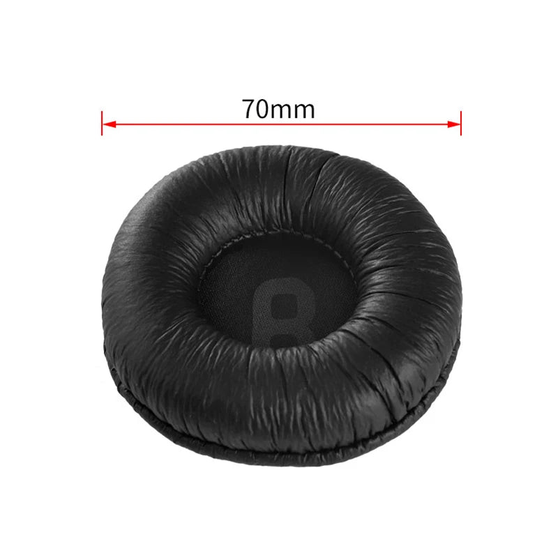 Replacement Ear Pads Soft Leather Foam Pads for JBL Tune 600, T450, T450BT, T500BT, JR300BT, 70Mm, 1 Set