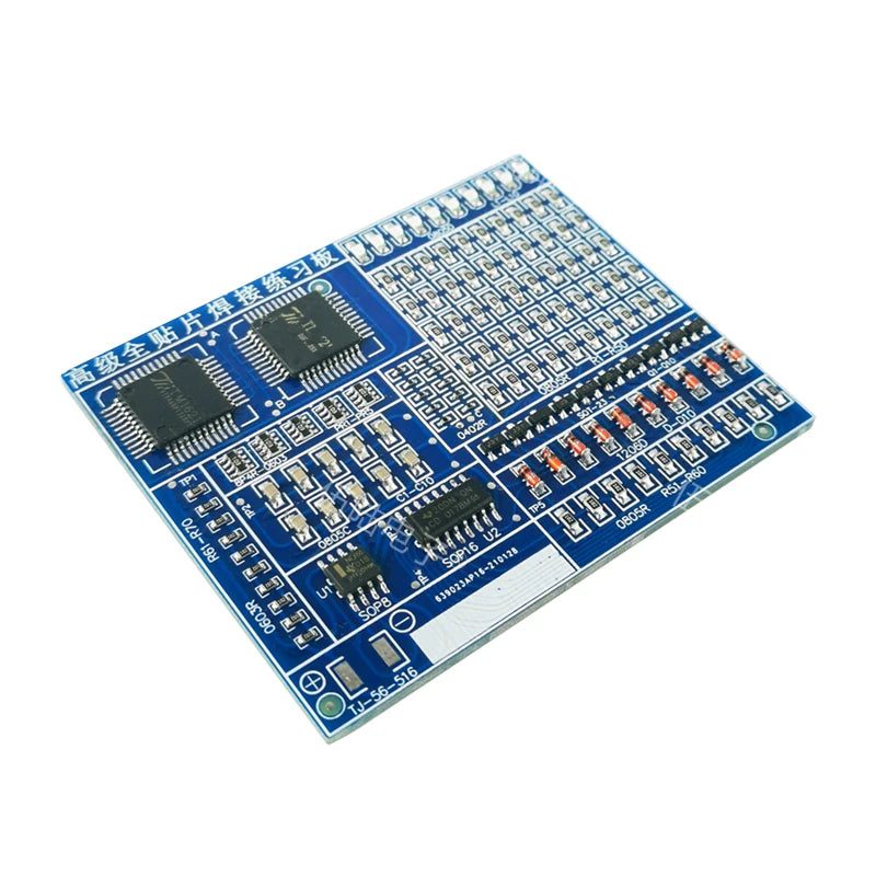 1Kit SMT SMD Component Welding Practice Board Soldering DIY Kit Resitor Diode Transistor by Start Learning Electronic