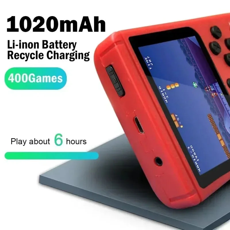 Portable Retro Mini Game Console 8-Bit Handheld Game Player Built-In 500 Games AV Out Game Console Valentine'S Day Gift