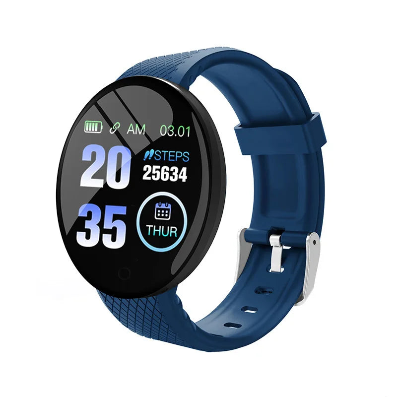 D18 Smart Watch for Ios Android Men Waterproof Smartwatch Women Sleep Monitor Message Fitness Tracker Bracelet Sport Watches SMS