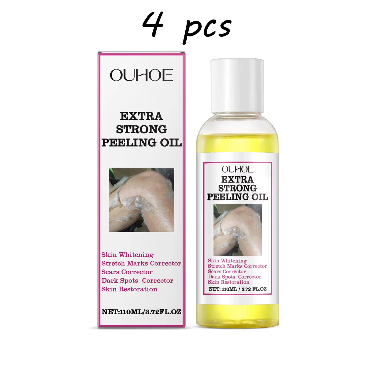 110ML Exfoliating Body Oil for Gentle Dead Skin Removal, Moisturization, and Skin Firming with a Glowing Finish