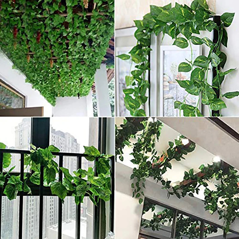 1Pc Artificial Wall Hanging Plants Creeper Special Occasion Decoration Home Decor Party Office Festival Theme Decorative