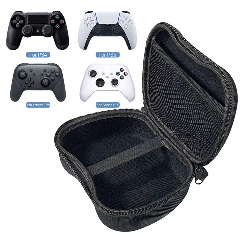 Portable Storage Bag for PS5 PS4 Xbox Switch Pro Game Controller Cover Box Spider Theme Travel Carry Gamepads Protective Case