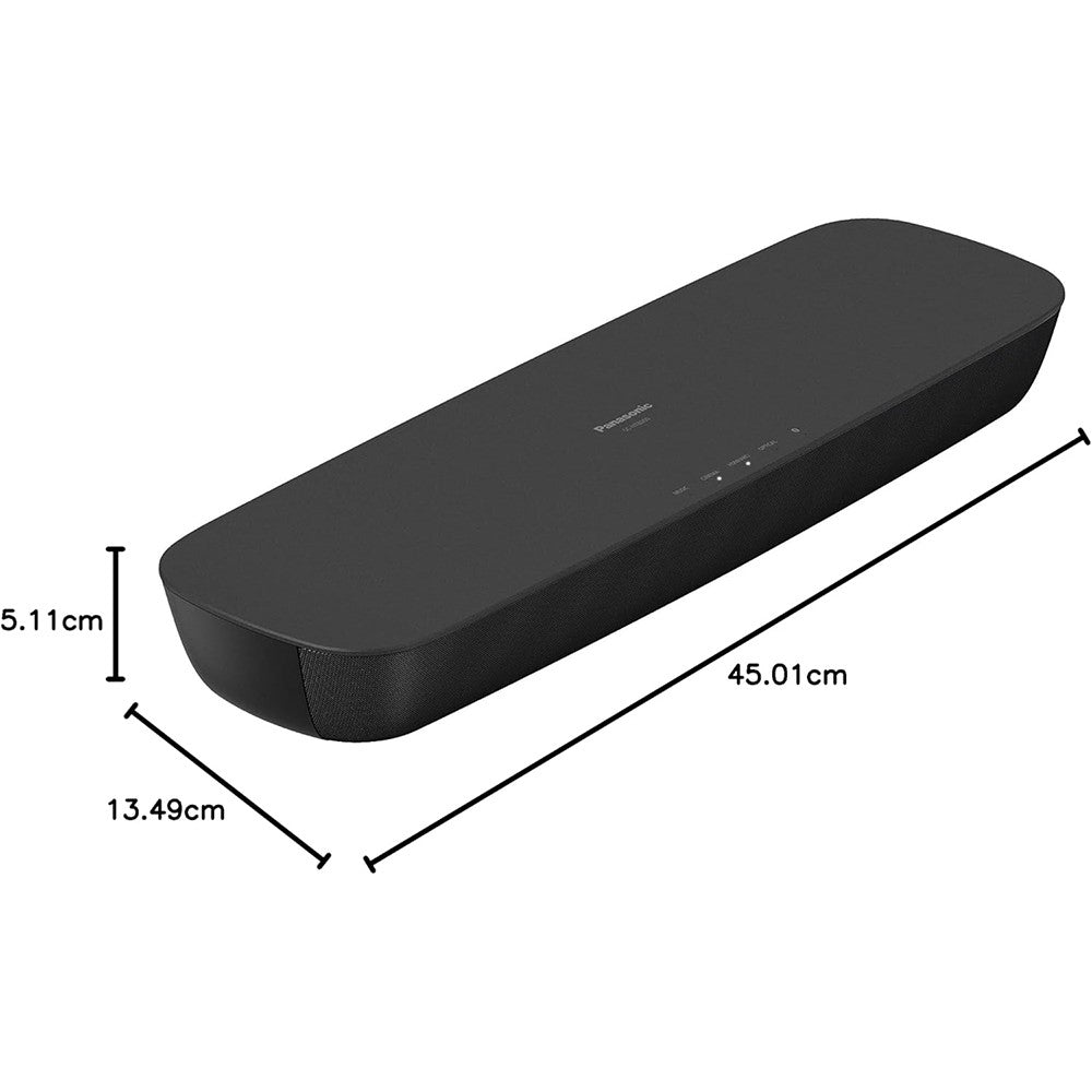 Panasonic HTB200 Compact Soundbar with Two Powerful Full-Range Speakers, Dolby D
