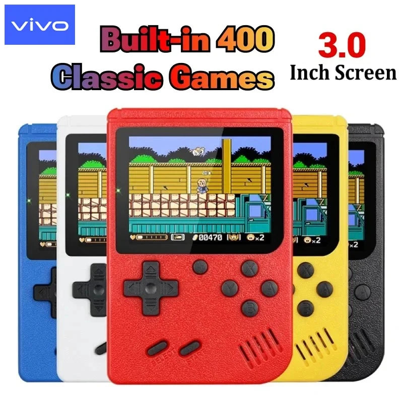 Portable Retro Mini Game Console 8-Bit Handheld Game Player Built-In 500 Games AV Out Game Console Valentine'S Day Gift