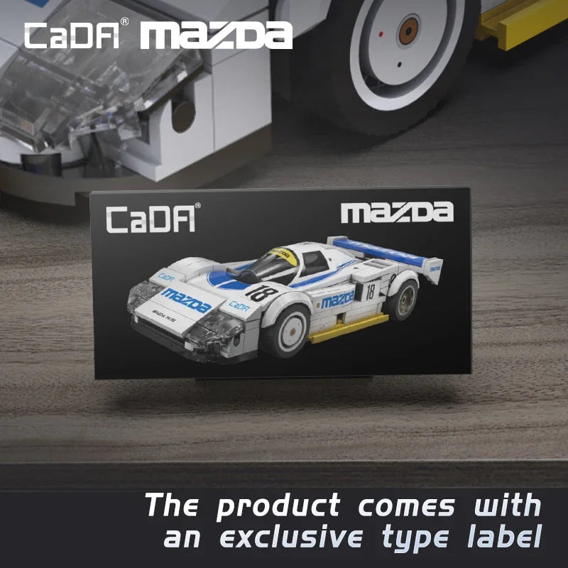 1:24 Technical Drift Racing Car C42 Sports Car Model Building Blocks City Endurance Sports-Car Bricks Toys for Kid Gifts