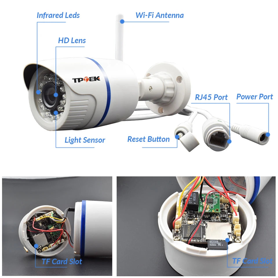 4MP 1080P IP Camera Outdoor Wifi Home Security Camera Wireless Surveillance Wi Fi Bullet Waterproof IP Video HD Camara Camhi Cam
