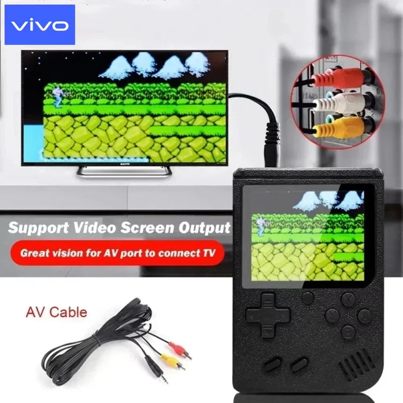 Portable Retro Mini Game Console 8-Bit Handheld Game Player Built-In 500 Games AV Out Game Console Valentine'S Day Gift