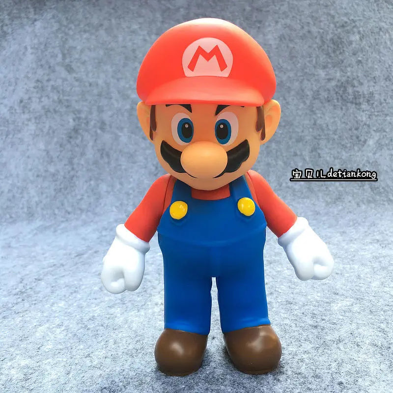 New Anime Large Size Bowser Figures PVC Bros Hat Can Take off Toy Model for Kids