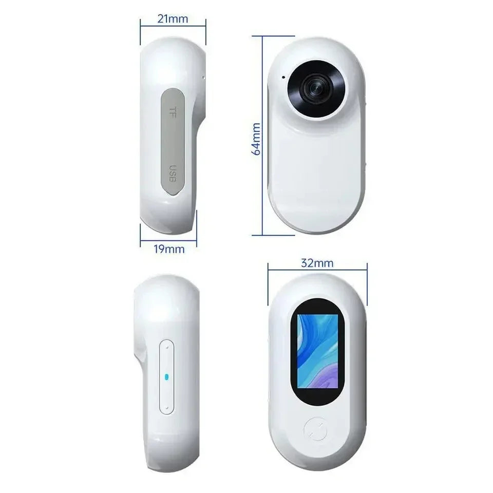 HD 1080P Wireless Pet Camera Collar - No Wifi Required, Ideal for Recording Your Pet's Adventures
