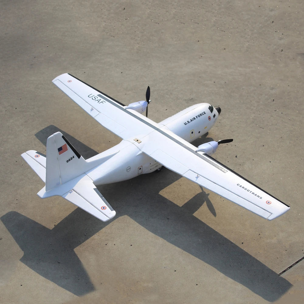 C-160 Cargotrans Twin Hercules 1120Mm Wingspan EPOS Warbird Transport RC Airplane KIT/PNP