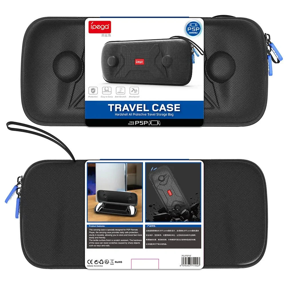 PG-P5P12 for PS5 Portale Handheld EVA Hard Bag Handheld Console Ultrathin Mech Storage Case Shockproof Travel Hard Storage Bag