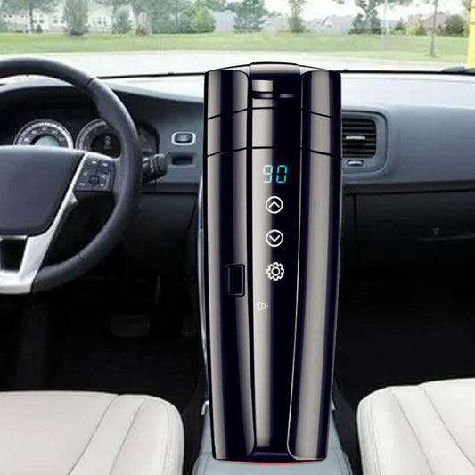 Intelligent Electric Car Warm Water Cup with Winter Thermal Insulation