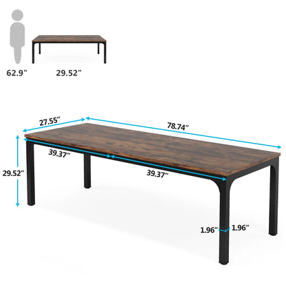Tribesigns 78.7-Inch Extra Long Dual Workstation Desk for Home Office