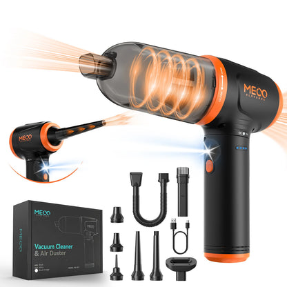 MEVC1 4 in 1 Air Duster & Vacuum Max 16KPA &110000RPM Strong Suction Power