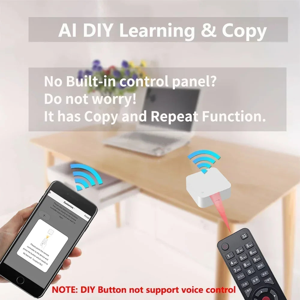 Wifi IR Remote Control Smart Universal for TV Air Conditioner Alexa Remote Control Work with Google Home Yandex Google