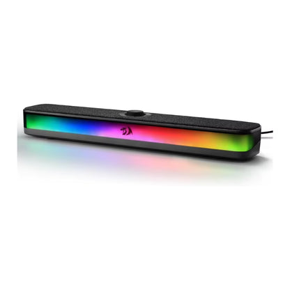 GS515 RGB Desktop Soundbar 2.0 Channel Stereo Computer Speakers for Desktop Bluetooth 5.3, USB-C/USB Powered, Black
