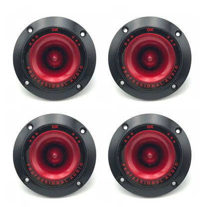 2/4Pcs Piezoelectric Tweeter 3" Audio Speaker Treble Ceramic Piezo Loudspeaker PA/DJ Tweeters Home Subwoofer Stage Sound