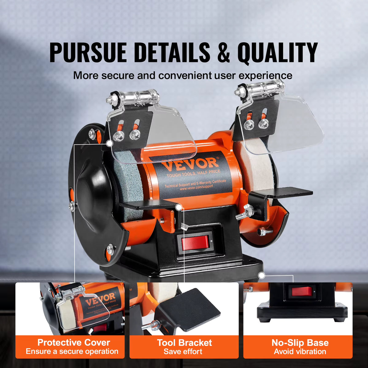 Succebuy Mini Multi-Purpose Bench Grinder Polishing Machine with Adjustable Speed for Gemstone Jewelry Polishing