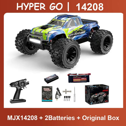Hyper Go MJX 14207 1/14 Scale 4WD Brushless Remote Control Drift Racing Car - 55KM/H Off-Road Truck