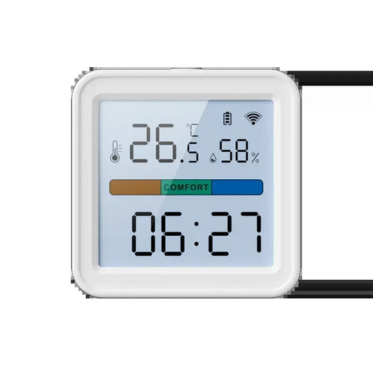 Tuya New Wifi Temperature Humidity Sensor Smart Life Backlight Hygrometer Thermometer Sensor Support Alexa Google Home Assistant