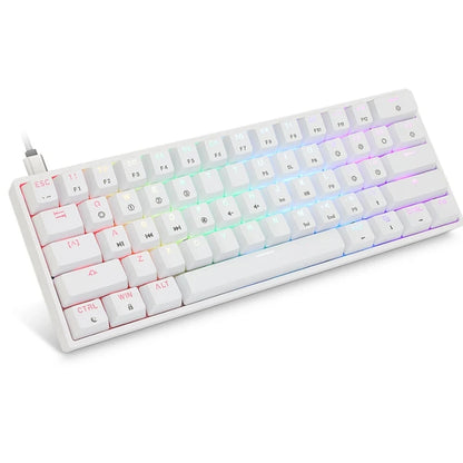 SKYLOONG GK61 Mechanical Keyboard 61 Keys Hot Swappable Gateron Optical Switch RGB Type-C Wired Programmable 60% Layout Gaming Keyboard