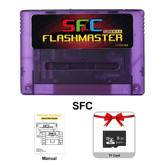 SFC Game Card 3000 in 1 with 8GB TF Card Game Card for Nintendo SNES SFC Game Console with TF Card
