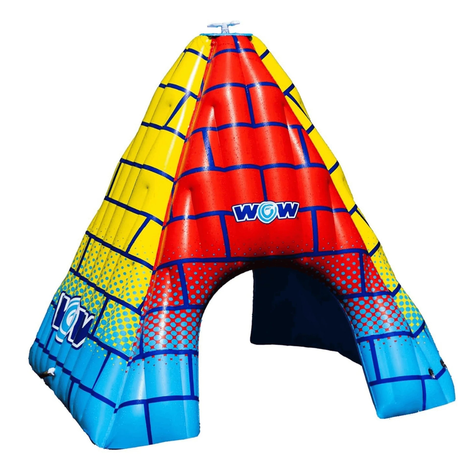 WOW Watersports 5.5Ft Rainbow Pyramid Backyard Sprinkler