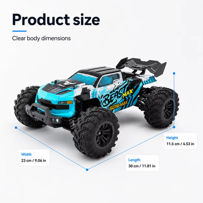 ZNLYRION 1:16 Scale RC Off-Road Buggy with Optional Brushless Motor and 4WD - SG116MAX PRO Remote Control Racing Truck with Anti-Slip Tires