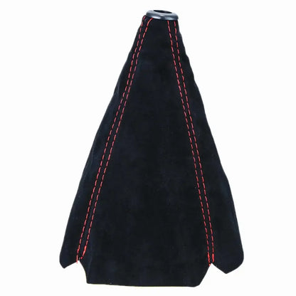 Universal Suede Leather Gear Shift Collar and Boot Cover for Manual Transmission Vehicles