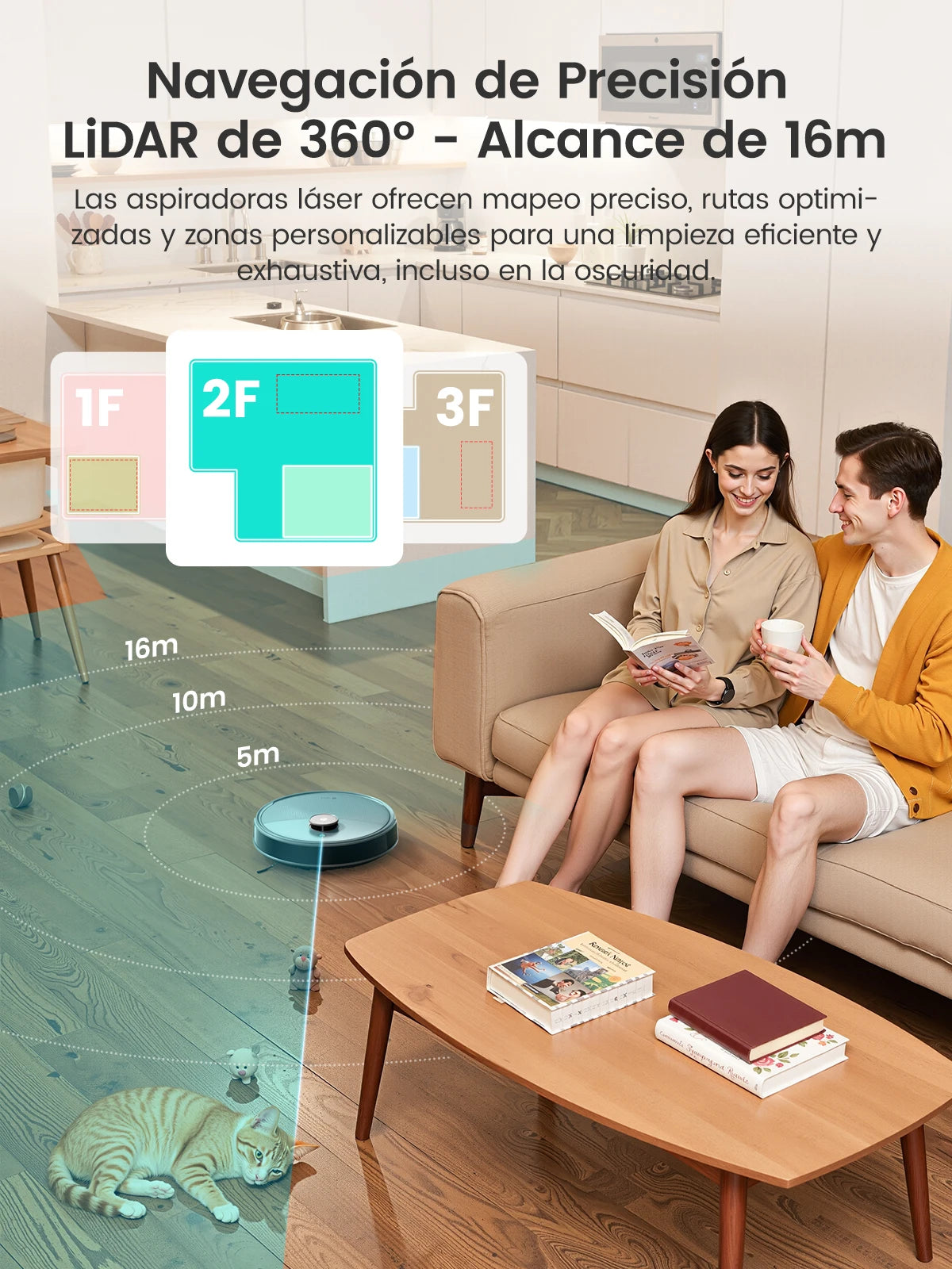 Lefant M3 Max Robot Vacuum and Mop with 20000Pa Suction, Anti-Tangle Brushes, Dual Spinning Mop, and Automatic Mop Washing