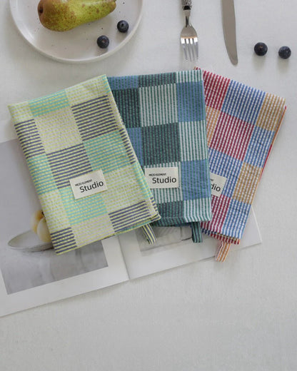 Pastel Checker Placemat for Dopamine Table Setting