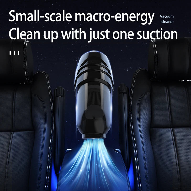 Wireless High-Power Dual-Use Car and Home Vacuum Cleaner - Multi-Functional Handheld Device with Strong Suction