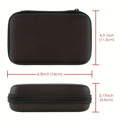 Handheld Game Console Carrying Case, Protective Travel Retro Mini Player Box for Charging Cable, Earpods, Batteries