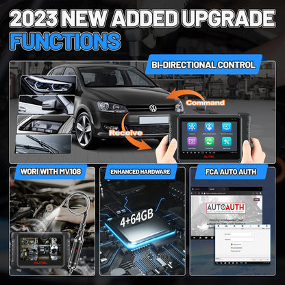 Autel Maxicheck MX808S Full System Diagnostic Tool with 36+ Special Functions Read/ Erase Fault Codes Upgrade Version of MX808