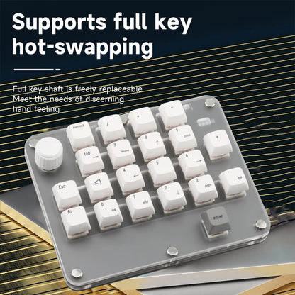 USB Custom Keyboard Macro 6/21 Key 1 Knob Programming RGB Bluetooth Gaming Photoshop Hotswap Mini Mechanical Bluetooth Keyboard
