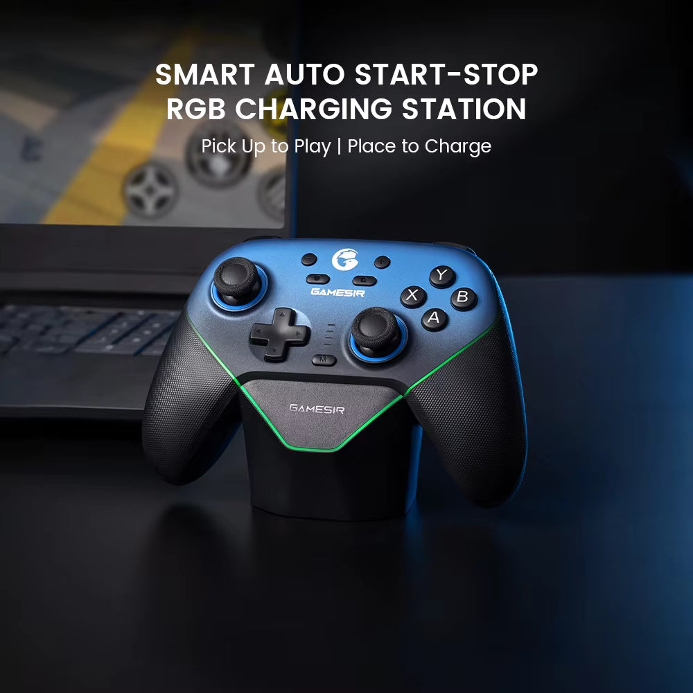 Gamesir Super Nova Wireless Pro Controller with Charging Station,  Effect Joystick for Nintendo Switch / PC / Android / Ios