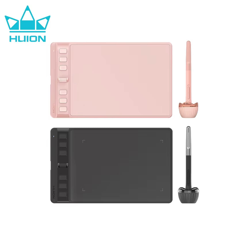 Huion Inspiroy 2 S H641P Graphics Tablets 6.3X3.9 Inch Digital Drawing Pen Tablet 6 Express Keys Support Android Mac Windows