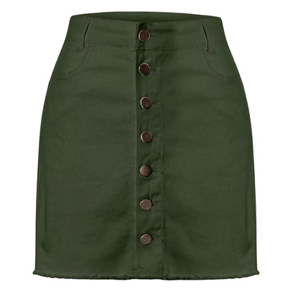 Jeans Skirt Women Shorts Comfortable Soft Breathable Denim Short Skirts Elastic Fashionable Hip Skirt Ruffle Table Skirt