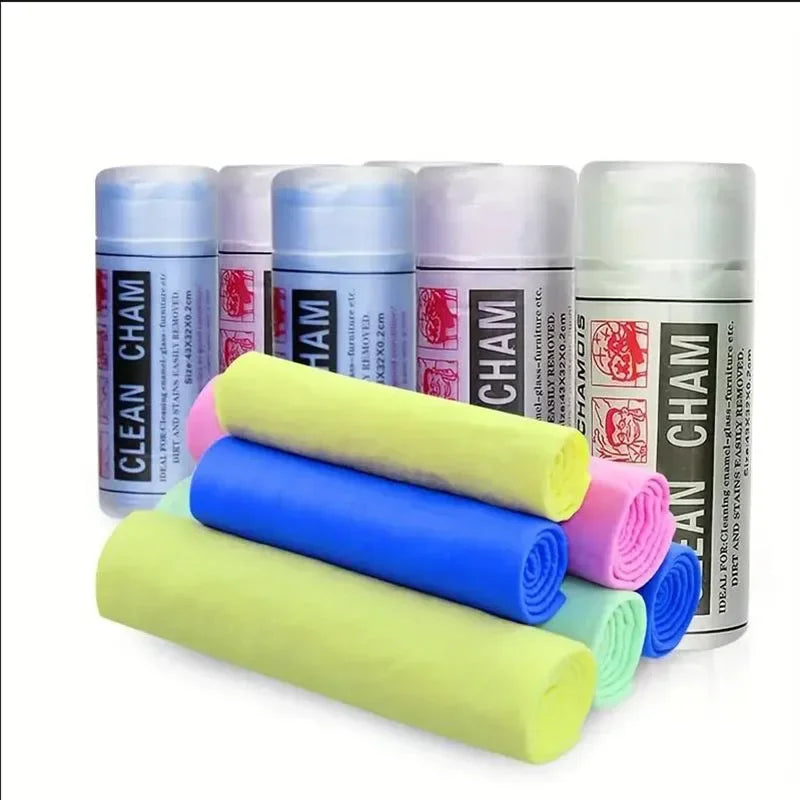 Premium PVA Quick-Dry Car Wash Towel - Ultra Absorbent, Scratch-Free, Reusable Deerskin Cloth for Auto Maintenance