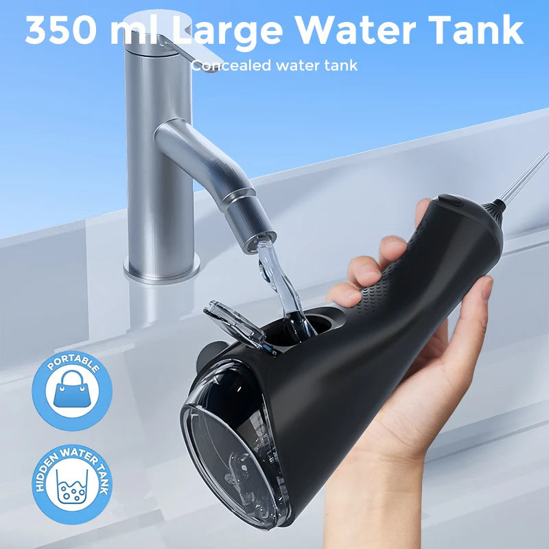 Sejoy Portable Cordless Water Flosser with 6 Jets and 6 Modes for Effective Oral Hygiene