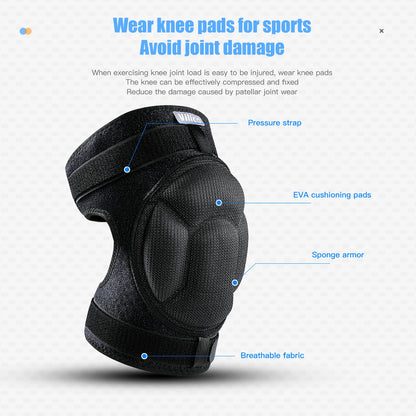 Pressure Strap Protection Sports Thickening Knee Pads Volleyball Extreme Sports Kneepad Brace Support anti Collision Elasticknee