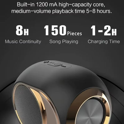 Portable Wireless Speaker Bluetooth Waterproof Speaker TWS Stereo Speaker 3D Bass Speaker with Hands Free Call Audio Accessories