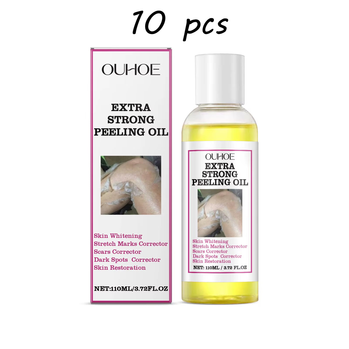 110ML Exfoliating Body Oil for Gentle Dead Skin Removal, Moisturization, and Skin Firming with a Glowing Finish