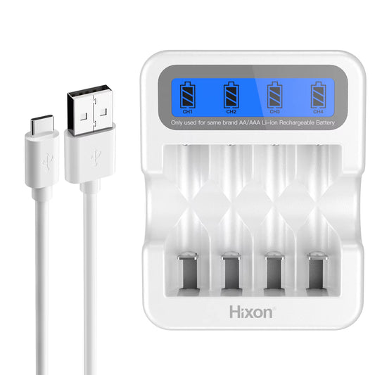 1.5V AA & AAA Lithium Ion Battery 2025 New Fast Charging Rechargeable Battery for Hunting Camera Remote Control Mouse Smartdoor