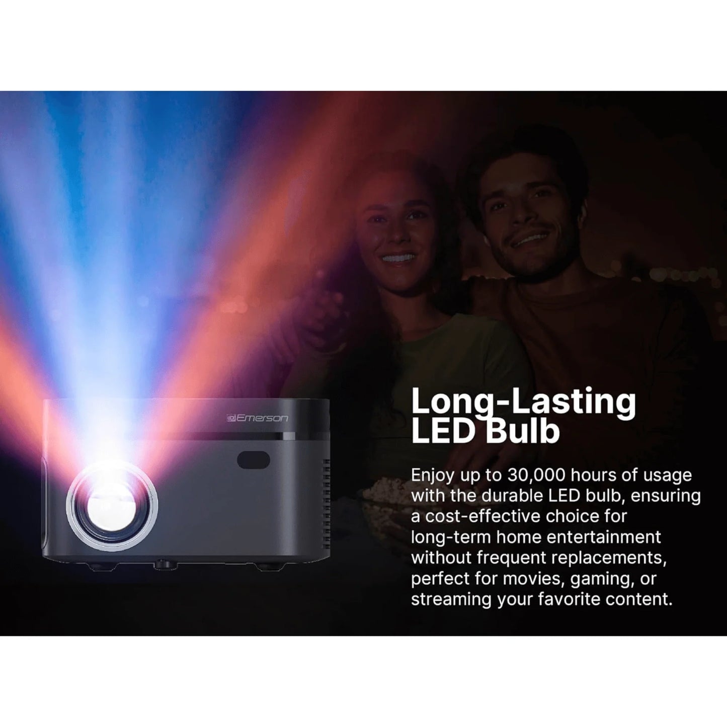 Emerson 120" Home Theater LCD Projector Combo with Built-In DVD Player